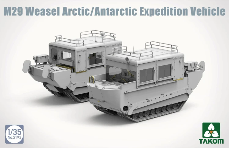 Pojazd M29 Weasel Arctic / Antarctic Expedition Vehicle 2193 Takom