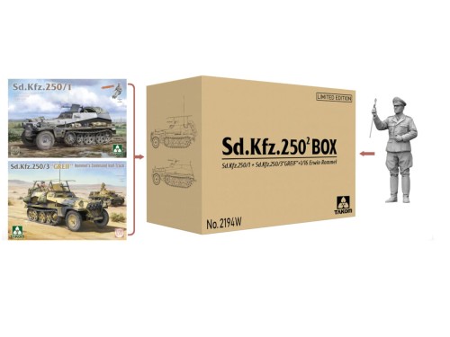 Transporter Sd.Kfz.250/1 & Sd.Kfz.250/3 Greif & Erwin Rommel 2194W Takom