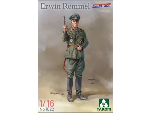 Figurka niemiecki feldmarszałek Erwin Rommel 1022 Takom