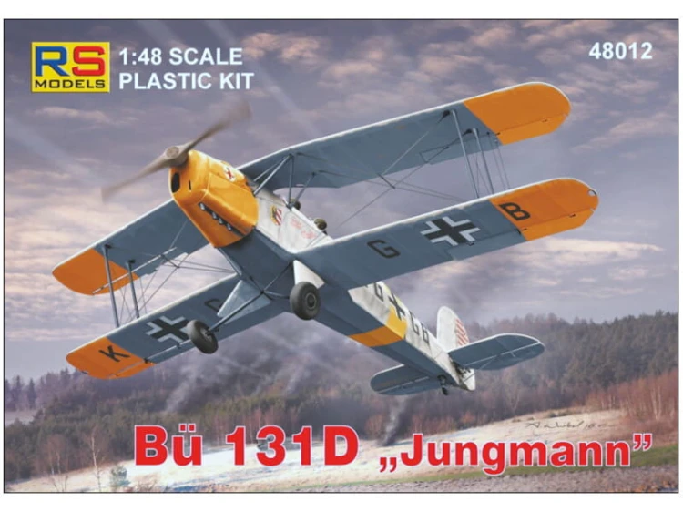Samolot Bucker Bu 131D Jungmann 48012 RS Models