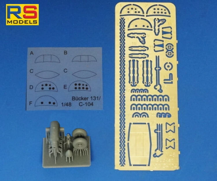 Samolot Bucker Bu 131D Jungmann 48012 RS Models