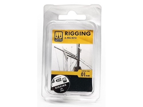 Linka olinowanie Rigging Super Fine 0.01mm A.MIG-8016 AMMO Mig Jimenez