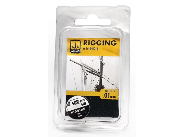 Linka olinowanie Rigging Super Fine 0.01mm A.MIG-8016 AMMO Mig Jimenez