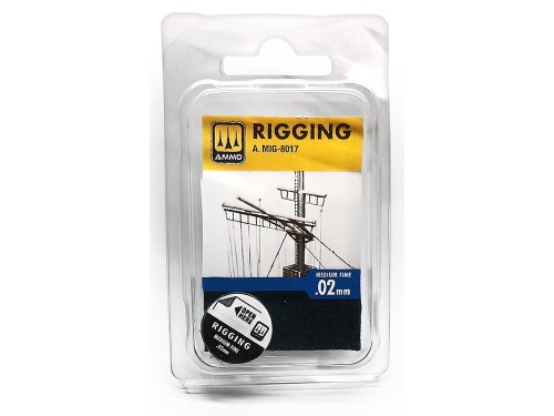 Linka olinowanie Rigging Medium Fine 0.02mm A.MIG-8017 AMMO Mig Jimenez