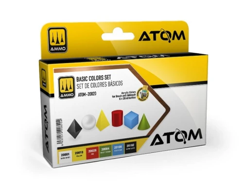 Zestaw farb akrylowych Basic Colors Set ATOM-20820 AMMO Mig Jimenez