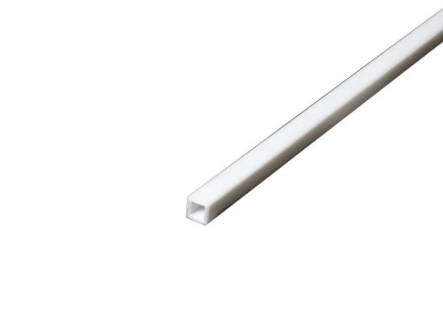 Plastikowa styrenowa biała kwadratowa rurka 5mm Square Tube 70262 Tamiya