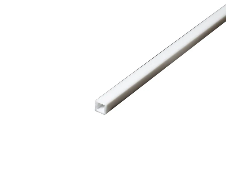 Plastikowa styrenowa biała kwadratowa rurka 5mm Square Tube 70262 Tamiya