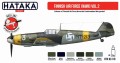 Zestaw farb akrylowych Finnish Air Force (WWII) Vol. 2 HTK-AS118 Hataka