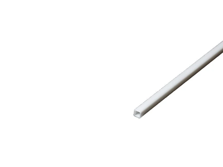 Plastikowa styrenowa biała kwadratowa rurka 3mm Square Tube 70261 Tamiya