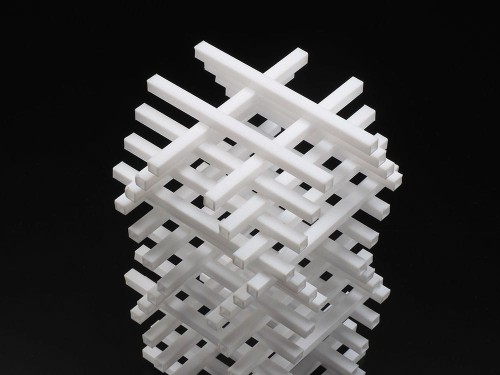 Plastikowa styrenowa biała kwadratowa rurka 3mm Square Tube 70261 Tamiya