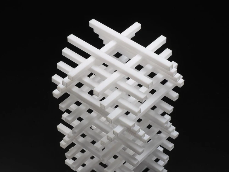 Plastikowa styrenowa biała kwadratowa rurka 3mm Square Tube 70261 Tamiya