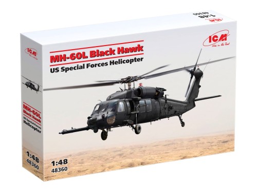 Śmigłowiec MH-60L Black Hawk US Special Forces Helicopter 48360 ICM