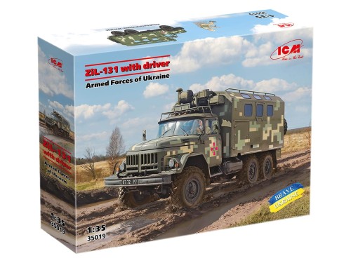 Ciężarówka wojskowa ZiŁ-131 Armed Forces for Ukraine 35019 ICM