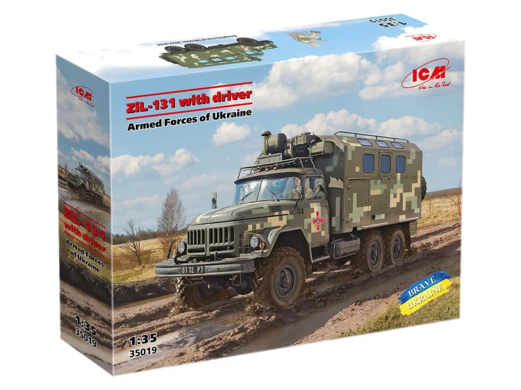 Ciężarówka wojskowa ZiŁ-131 Armed Forces for Ukraine 35019 ICM