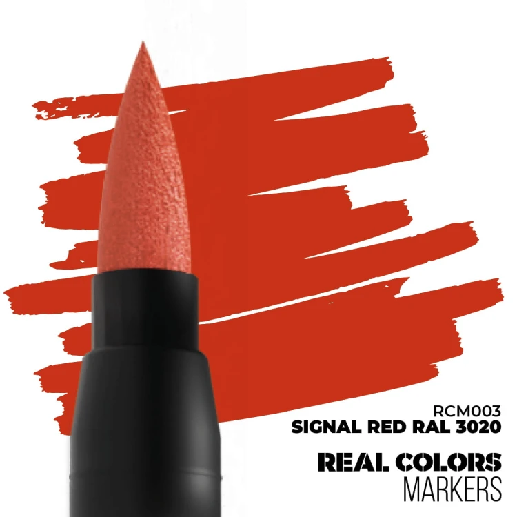 Marker RC Real Colors Signal Red RAL3020 RCM003 AK Interactive
