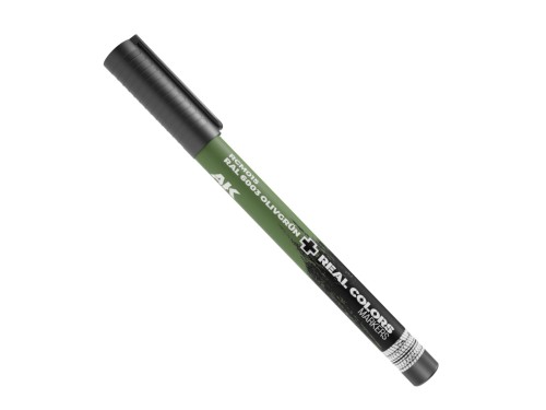 Marker RC Real Colors RAL6003 Olivgrun RCM015 AK Interactive