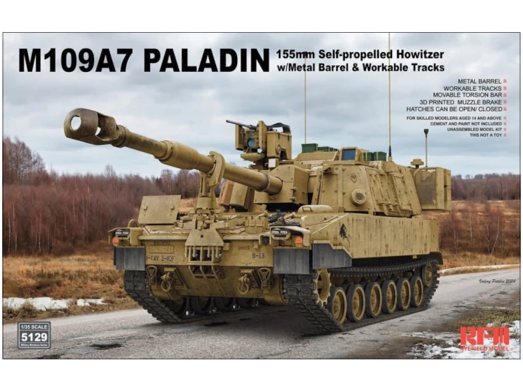 Haubica samobieżna M109A7 Paladin 155mm RM-5129 RFM