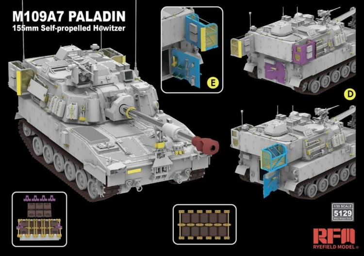 Haubica samobieżna M109A7 Paladin 155mm RM-5129 RFM