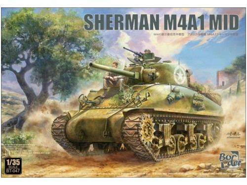 Czołg Sherman M4A1 Mid BT-047 Border