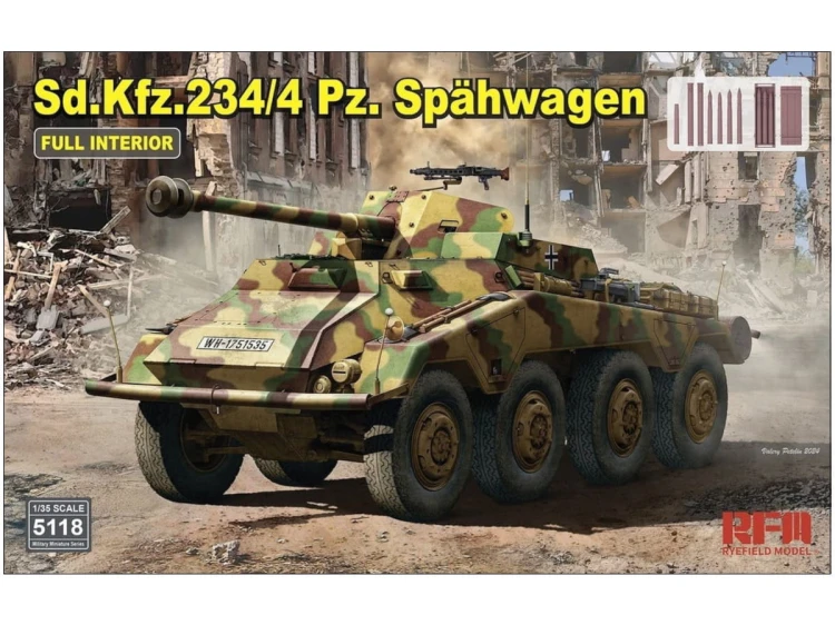 Działo Sd.Kfz.234/4 Schwerer Panzerspahwagen RM-5118 RFM