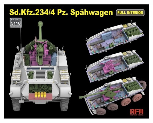 Działo Sd.Kfz.234/4 Schwerer Panzerspahwagen RM-5118 RFM