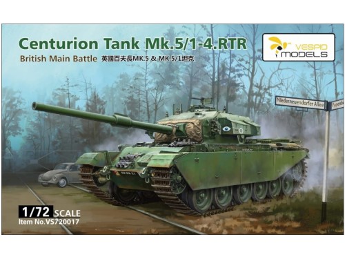 Czołg Centurion Mk.5/1-4.RTR VS720017 Vespid Models