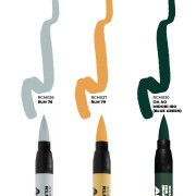 Markery RC Real Colors WWII Axis Aircraft Squiggle Camouflage Colors RCM111 AK Interactive