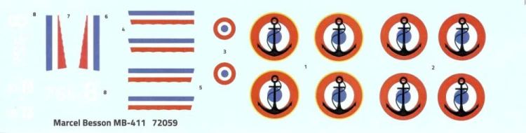 Samolot wodnosamolot Marcel Besson MB-411 Petrel 72059 Fly