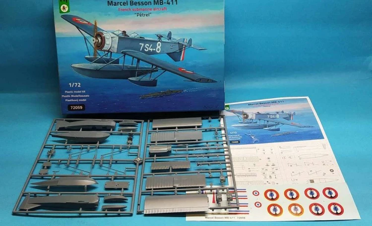 Samolot wodnosamolot Marcel Besson MB-411 Petrel 72059 Fly