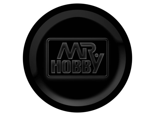 Farba akrylowa Aqueous Hobby Color Black Gloss H002 Mr.Hobby