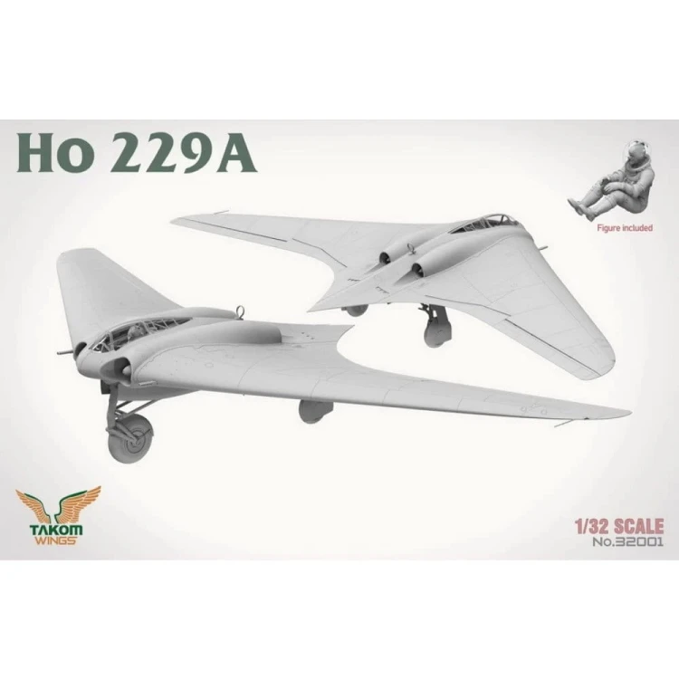 Samolot odrzutowy Horten Ho 229A 32001 Takom