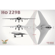 Samolot odrzutowy Horten Ho 229B 32002 Takom