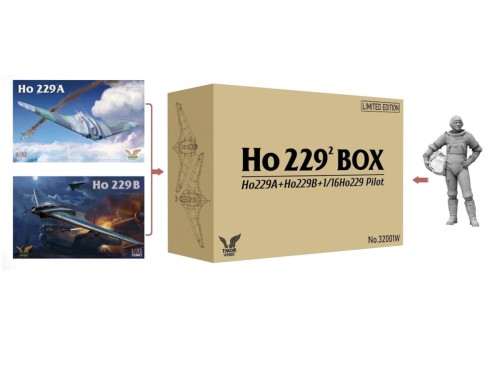 Samolot odrzutowy Horten Ho 229A & Ho 229B & Ho 229 Pilot 32001W Takom