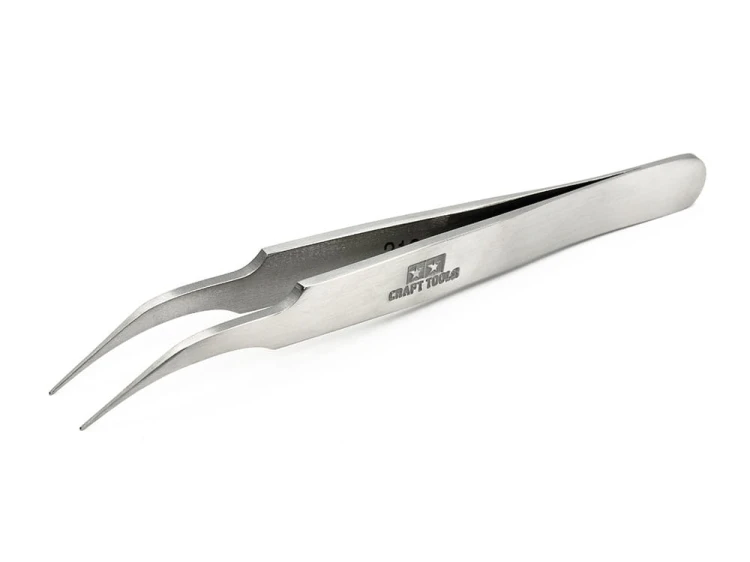 Pinceta pęseta kątowa HG Angled Tweezers 74047 Tamiya