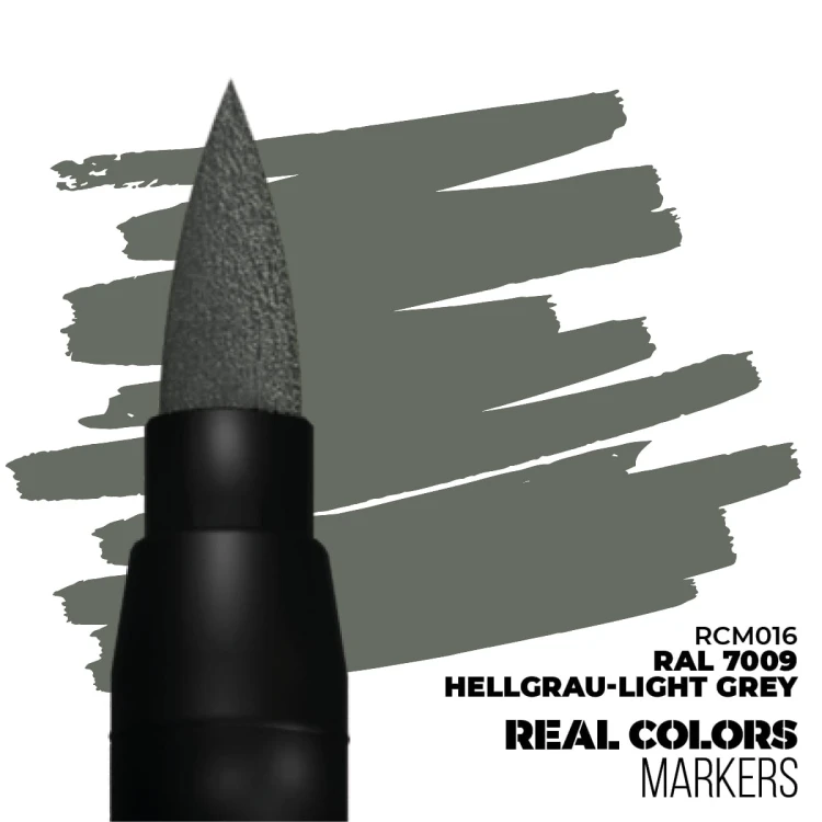 Marker RC Real Colors RAL7009 Hellgrau-Light Grey RCM016 AK Interactive