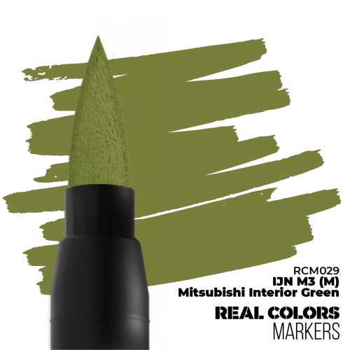 Marker RC Real Colors IJN M3 (M) Mitsubishi Interior Green RCM029 AK Interactive