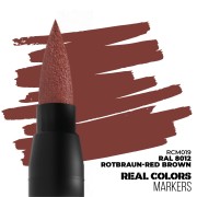 Marker RC Real Colors RAL8012 Rotbraun-Red Brown RCM019 AK Interactive