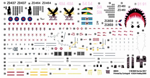 Samolot Harrier Gr.7 48043 Hobby 2000