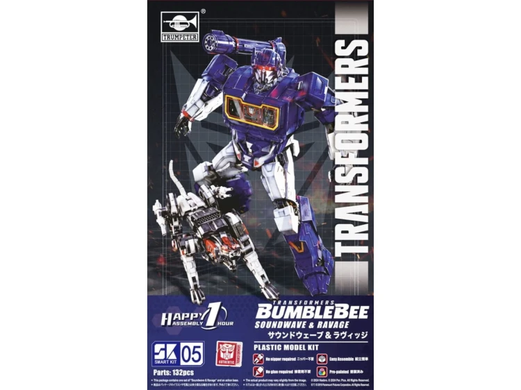 Transformers BumbleBee Soundwave & Ravage Smart Kit 05 03112 Trumpeter