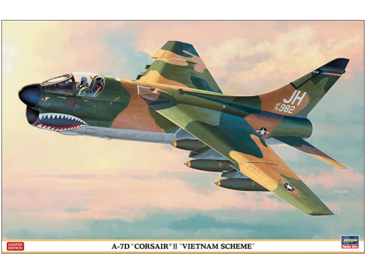 Samolot A-7D Corsair II Vietnam Scheme 07539 Hasegawa