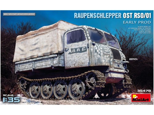 Ciągnik Steyr Raupenschlepper Ost RSO/01 Early Production 35478 MiniArt