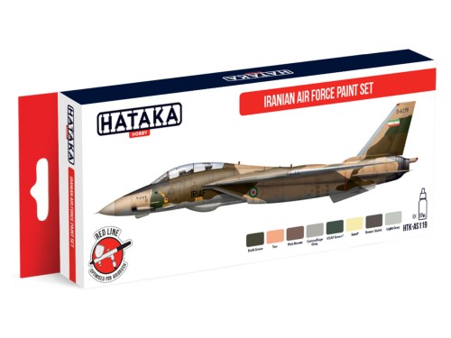 Zestaw farb akrylowych Iranian Air Force HTK-AS119 Hataka