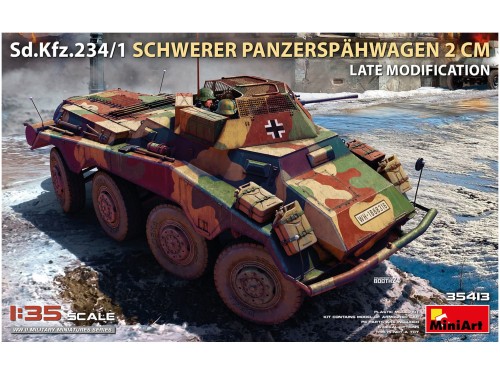 Pojazd Sd.Kfz.234/1 Schwerer Panzerspahwagen 2cm Late Modification 35413 MiniArt