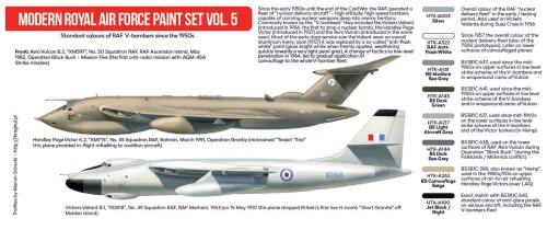 Zestaw farb akrylowych Modern Royal Air Force vol.5 HTK-AS97 Hataka