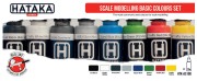 Zestaw farb akrylowych Scale Modelling Basic Colours Set HTK-AS100 Hataka