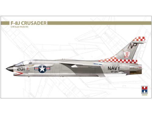 Samolot Chance Vought F-8J Crusader 48040 Hobby 2000