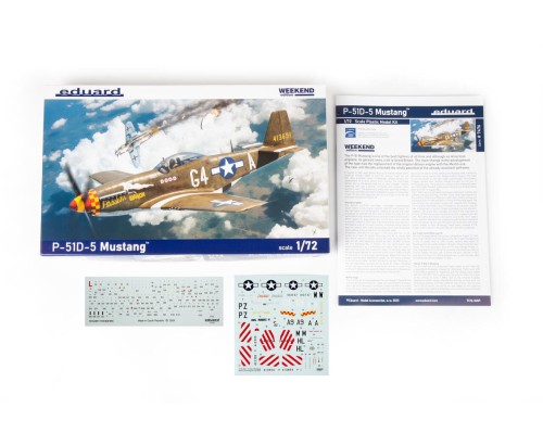 Samolot North American P-51D-5 Mustang 7476 Eduard