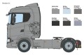 Scania 770S 4x2 Normal Roof Grey Cab 3971 Italeri
