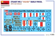 Czołg Stuart Mk.I Honey Early Production With Sun Shields 35423 MiniArt