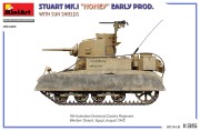 Czołg Stuart Mk.I Honey Early Production With Sun Shields 35423 MiniArt
